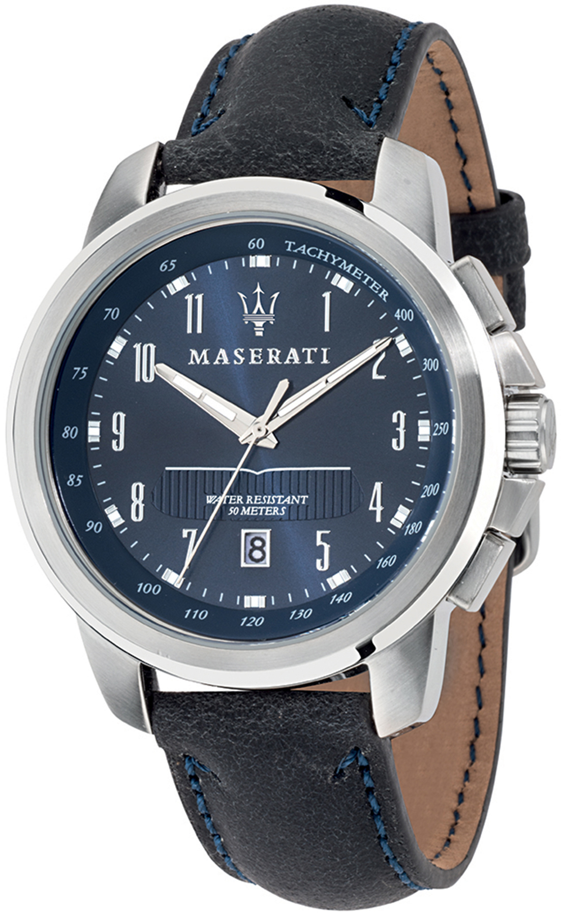 Maserati Herreklokke R8851121003 Successo Blå/Lær Ø44 mm
