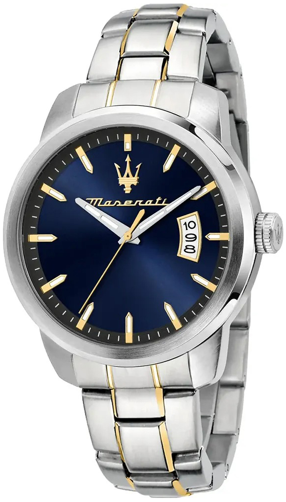 Maserati Herreklokke R8853121011 Successo Blå/Gulltonet stål Ø42 mm