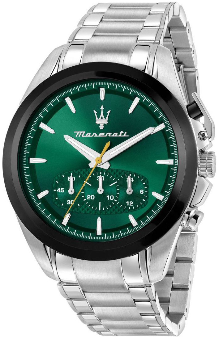 Maserati Herreklokke R8873612065 Traguardo Grønn/Stål Ø43 mm