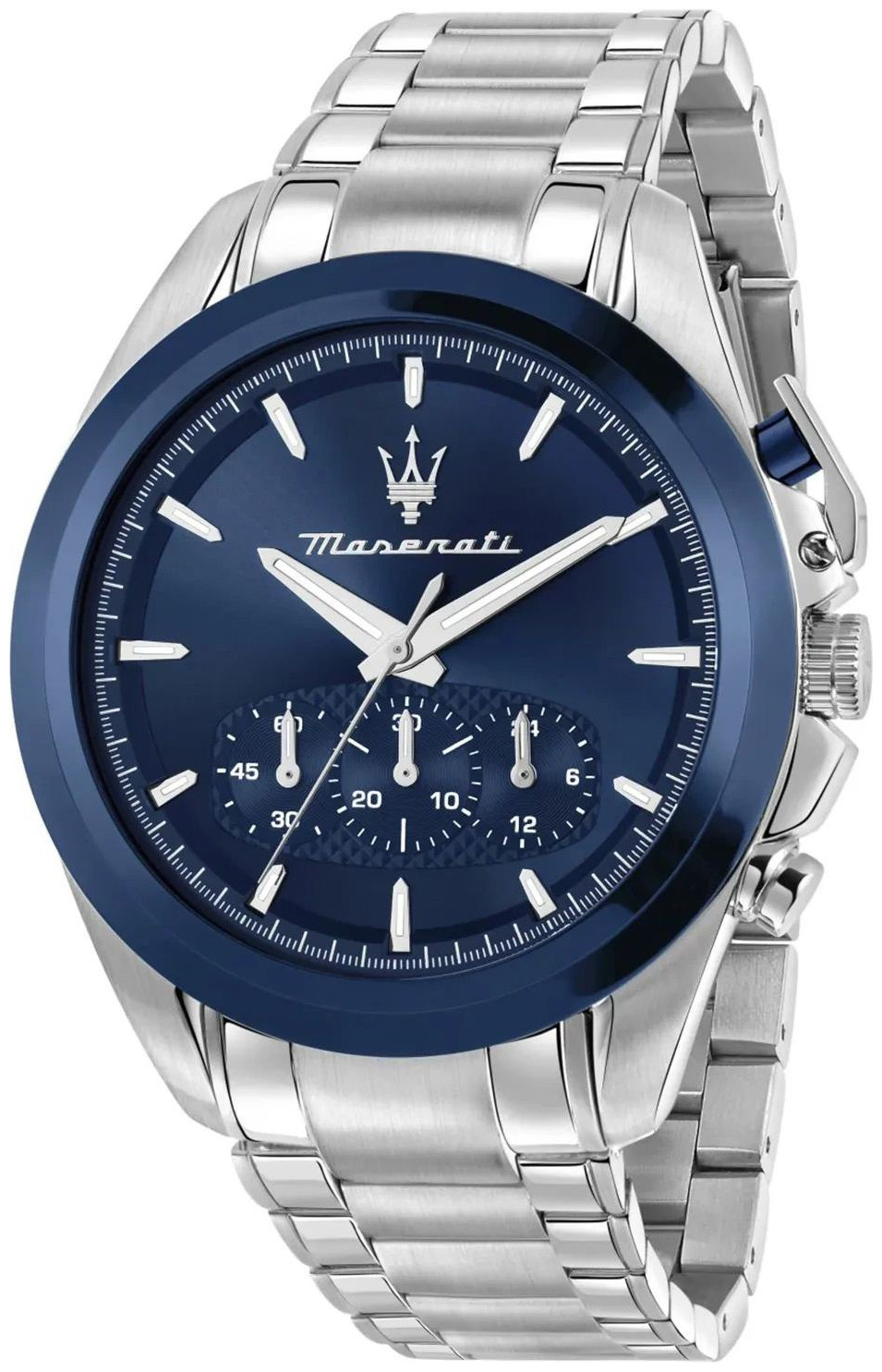 Maserati Herreklokke R8873612067 Traguardo Blå/Stål Ø43 mm