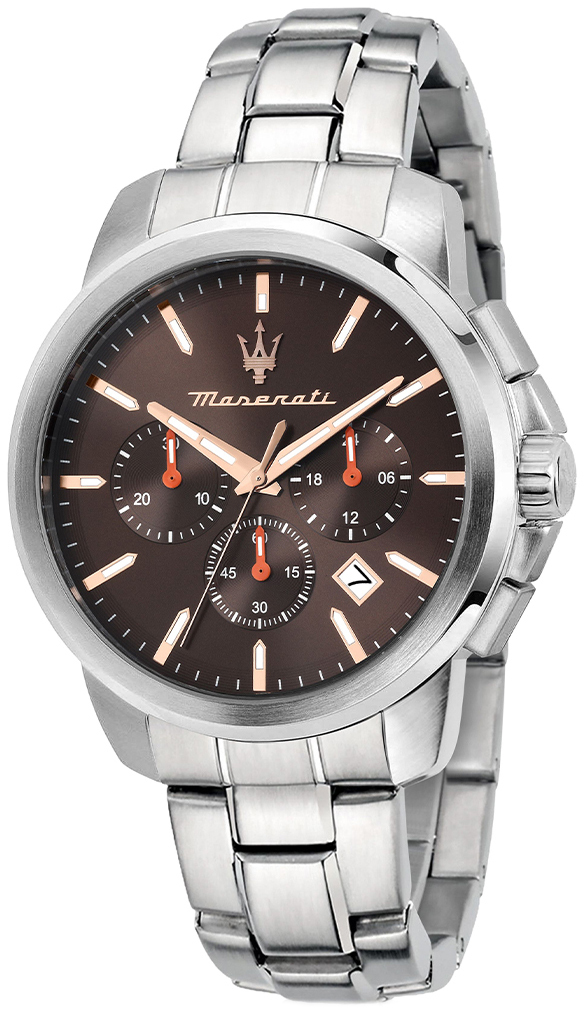 Maserati Herreklokke R8873621050 Successo Brun/Stål Ø42 mm