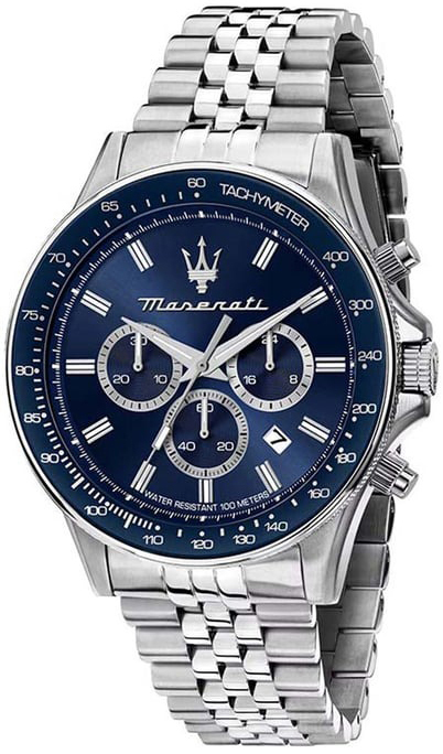 Maserati Herreklokke R8873640025 Sfida Blå/Stål Ø44 mm
