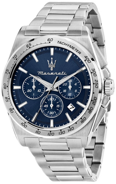 Maserati Herreklokke R8873652014 Velocita Slim Blå/Stål Ø43 mm