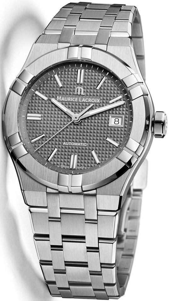 Maurice Lacroix Herreklokke AI6007-SS002-230-1 Aikon Grå/Stål Ø39
