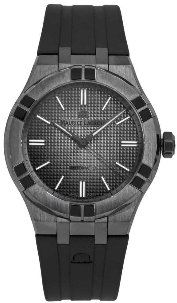 Maurice Lacroix Herreklokke AI6008-PVB00-330-2 Aikon Grå/Gummi Ø42