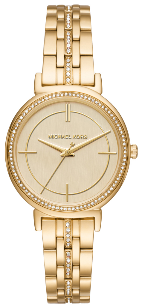 Michael Kors 99999 Dameklokke MK3681 Gulltonet/Gulltonet stål Ø33 mm - Michael Kors