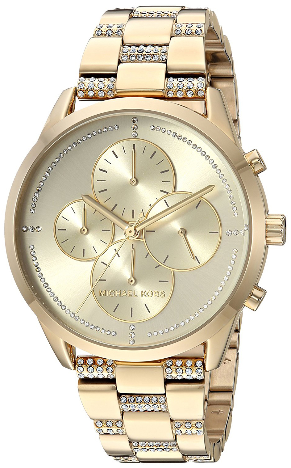 Michael Kors 99999 Dameklokke MK6519 Gulltonet/Gulltonet stål Ø40 mm - Michael Kors