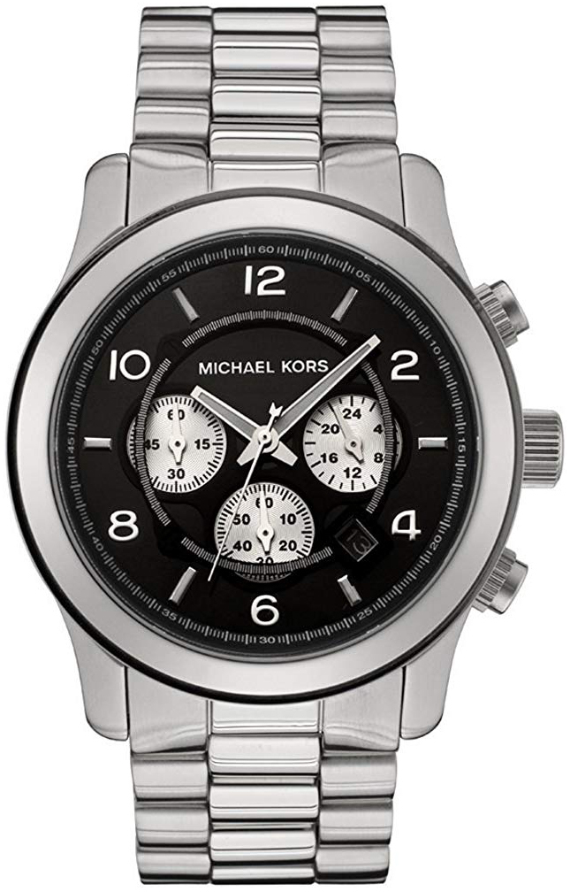 Michael Kors 99999 Herreklokke MK8099 Sort/Stål Ø45 mm - Michael Kors