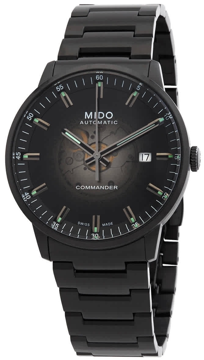 Mido Herreklokke M021.407.33.411.00 Commander Grå/Stål Ø40 mm