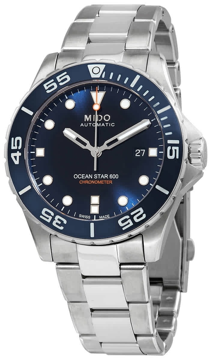 Mido Herreklokke M026.608.11.041.01 Ocean Star Blå/Stål Ø43.5 mm