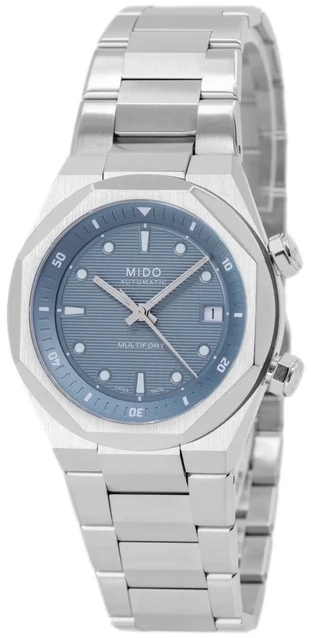 Mido Herreklokke M047.507.11.081.00 Multifort Grå/Stål Ø40 mm