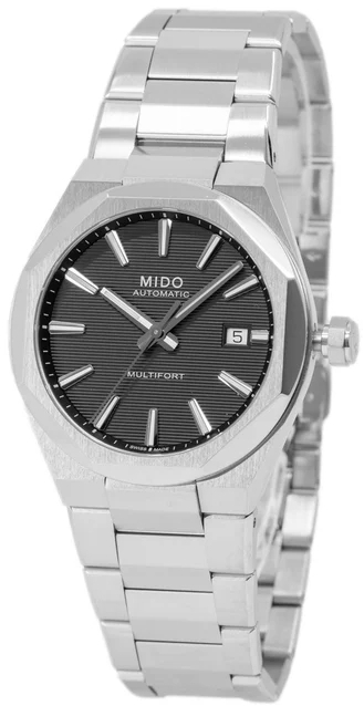 Mido Herreklokke M055.507.11.051.00 Multifort Grå/Stål Ø40 mm