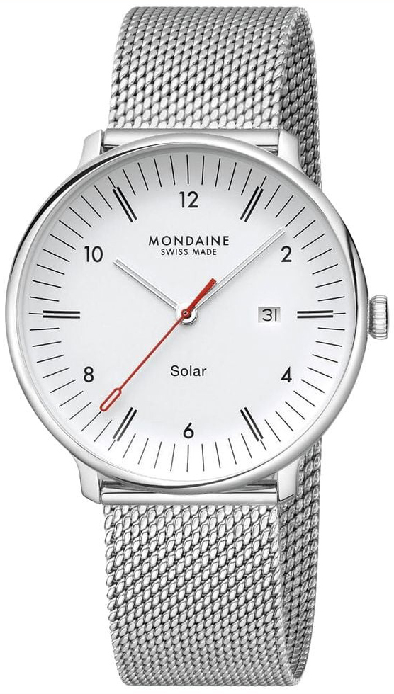 Mondaine Herreklokke MLE.41910.SM Doppio Sølvfarget/Stål Ø41 mm