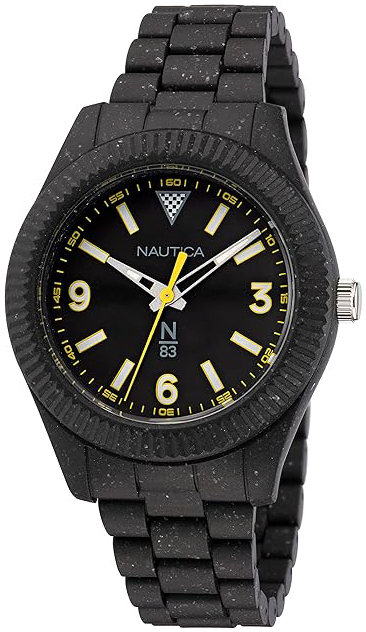 Nautica Herreklokke NAPMBF202 N83 Sort/Resinplast Ø41 mm