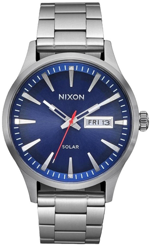 Nixon Herreklokke A13465091-00 Classic Blå/Stål Ø44 mm