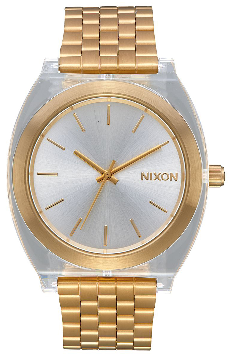 Nixon Herreklokke A3272623-00 The Time Teller Sølvfarget/Gulltonet