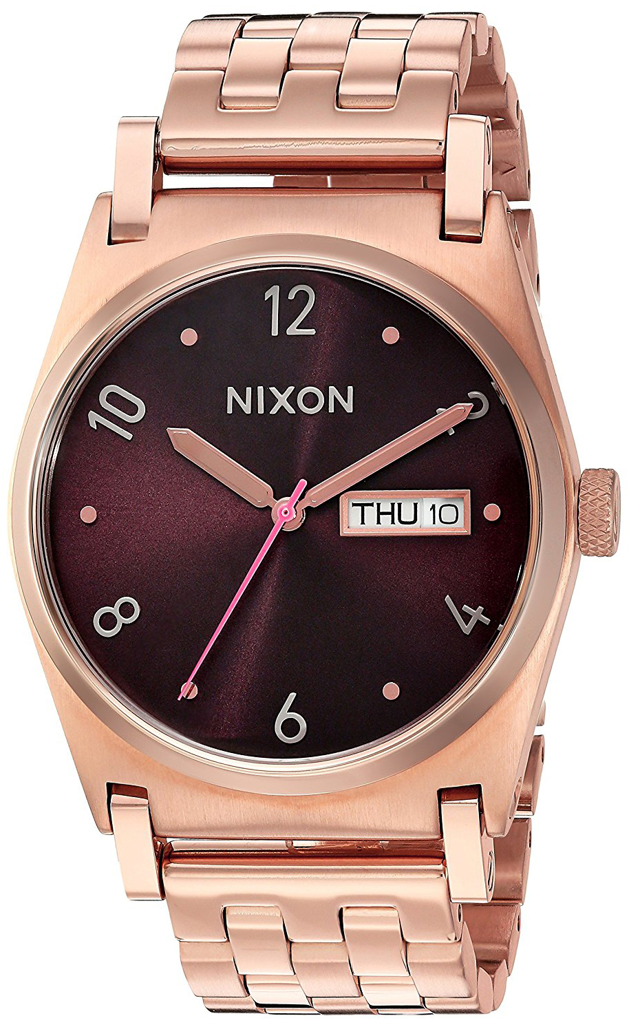 Nixon 99999 Dameklokke A9542617-00 Lilla/Rose-gulltonet stål Ø36 mm - Nixon