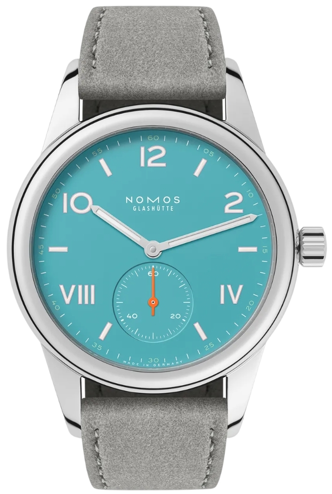 Nomos Glashütte N-717.GB Club Campus Turkis/Lær Ø36 mm