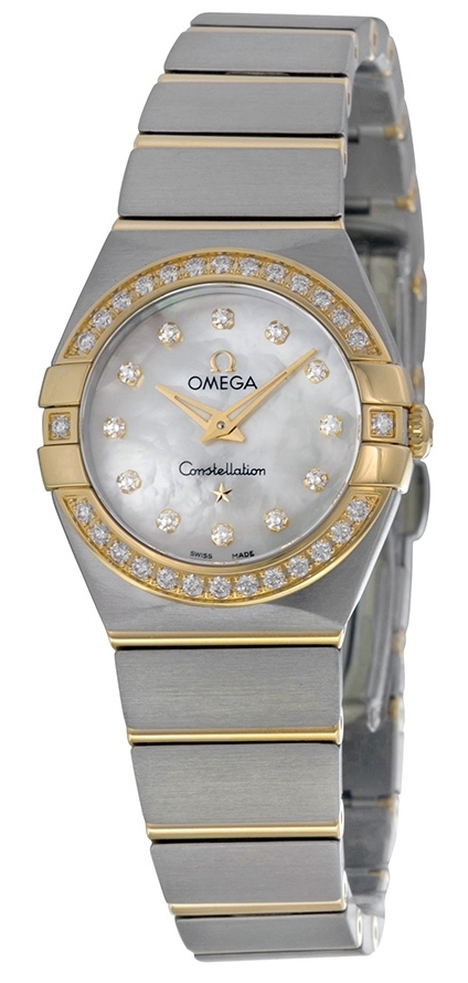 Omega Constellation Quartz 24mm Dameklokke 123.25.24.60.55.003