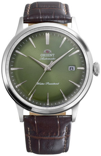 Orient Herreklokke RA-AC0029E30B Bambino Grønn/Lær Ø40.5 mm