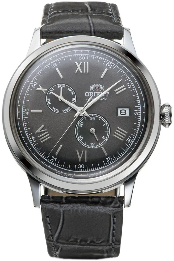 Orient Herreklokke RA-AK0704N Bambino Grå/Lær Ø40.5 mm