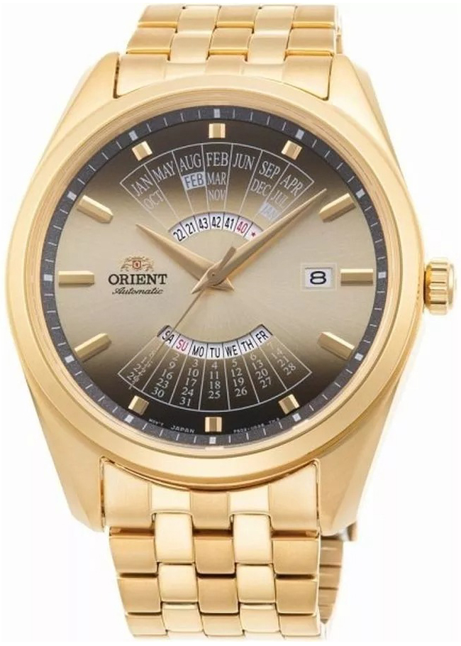 Orient Herreklokke RA-BA0001G30B Contemporary Brun/Gulltonet stål