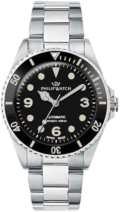 Philip Watch Herreklokke R8223216008 Caribe Sort/Stål Ø42 mm
