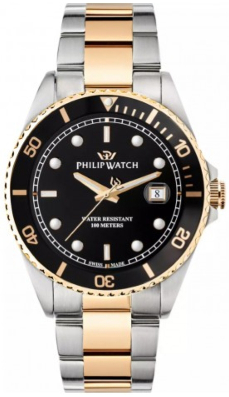 Philip Watch Herreklokke R8253597081 Classic Sort/Stål Ø42 mm