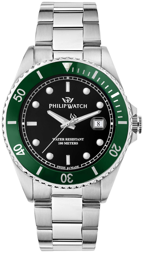 Philip Watch Herreklokke R8253597086 Classic Sort/Stål Ø42 mm