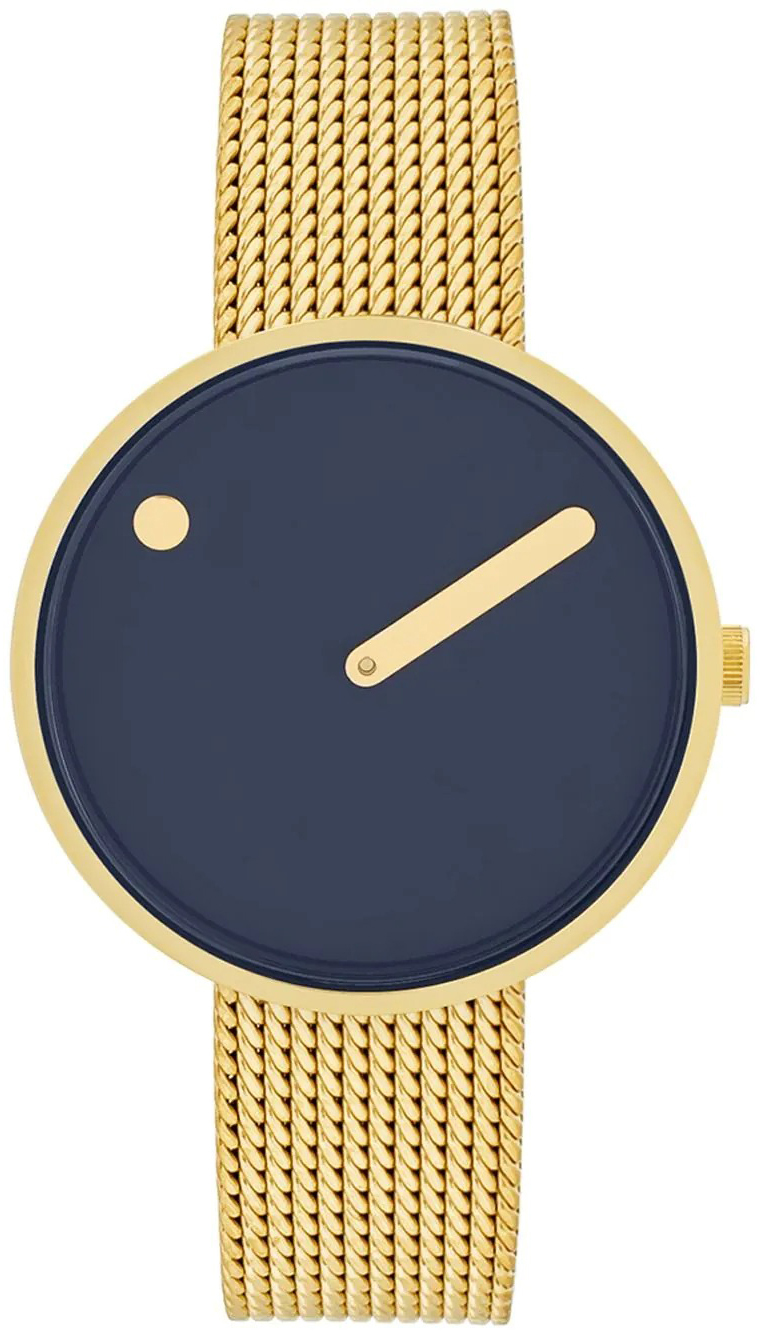 PICTO 34018-0914G Blå/Gulltonet stål Ø34 mm