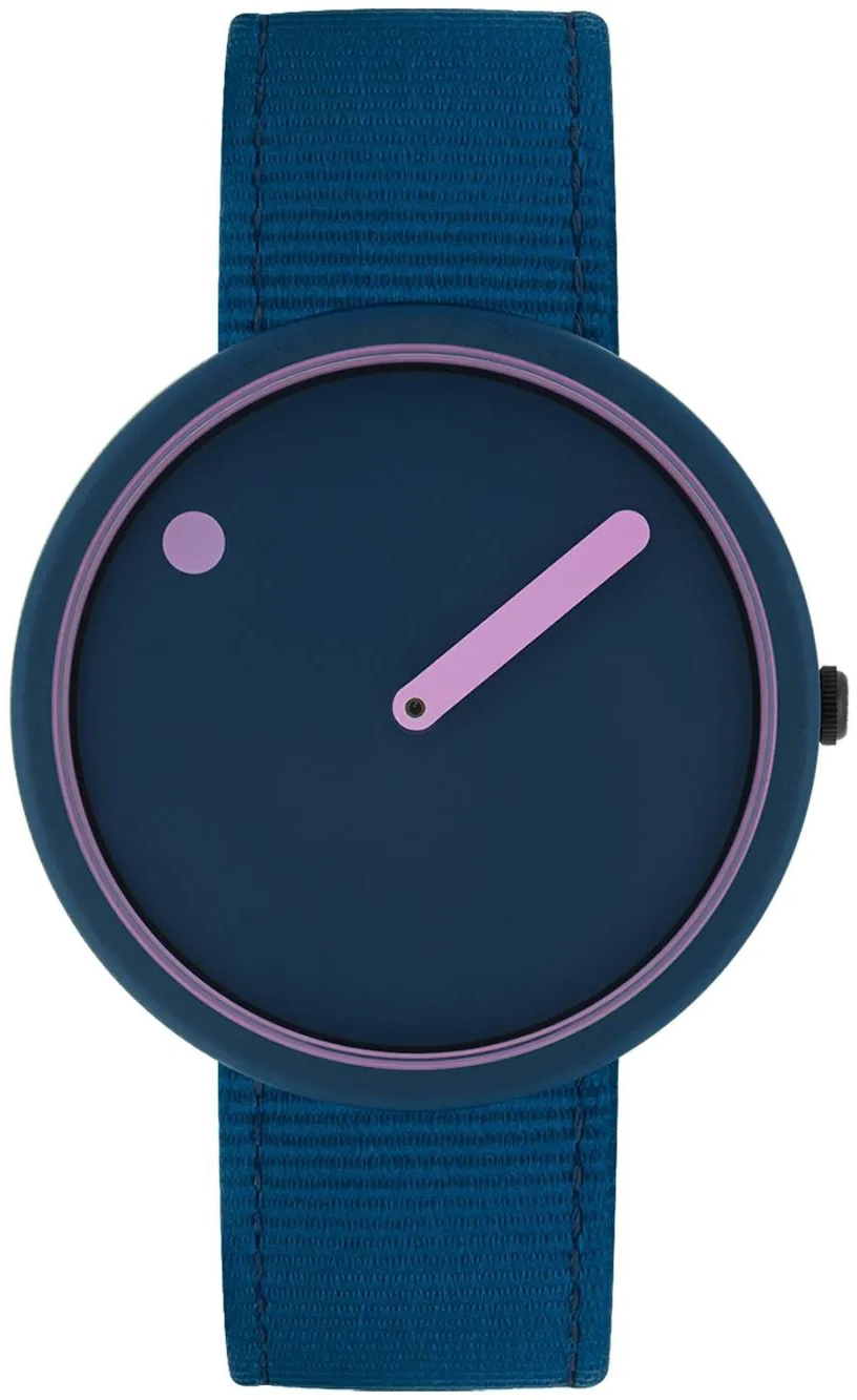 PICTO R44025-R003 Blå/Tekstil Ø40 mm