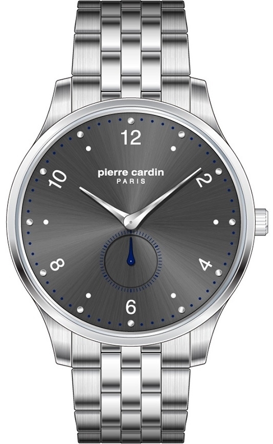 Pierre Cardin Herreklokke PC902671F206 La Gloire Grå/Stål Ø42 mm
