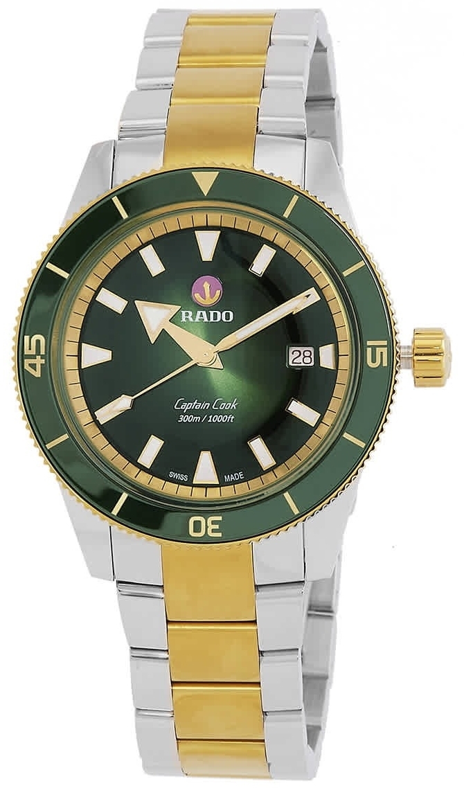 Rado Herreklokke R32138303 Captain Cook Grønn/Stål Ø42 mm