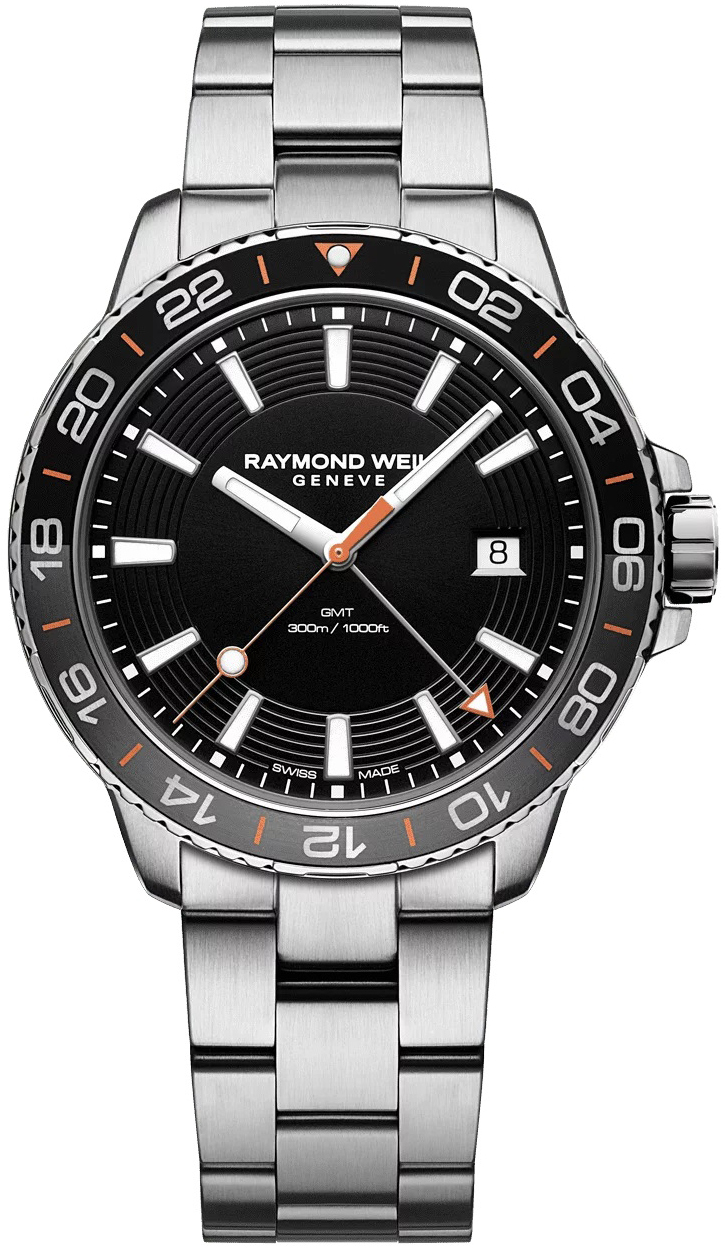 Raymond Weil Herreklokke 8280-ST2-20001 Tango Sort/Stål Ø42 mm