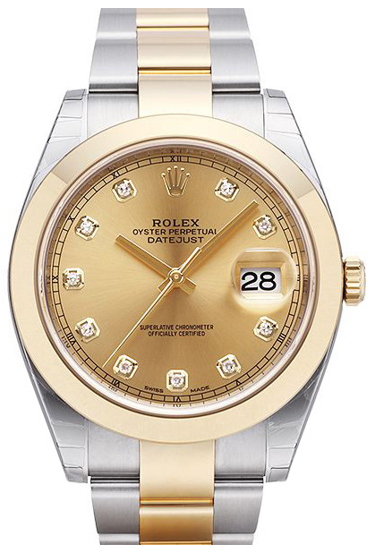 Rolex Datejust 41 Herreklokke 126303-0011 Gulltonet/18 karat gult - Rolex