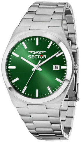 Sector Herreklokke R3253301002 C-300 Grønn/Stål Ø40 mm