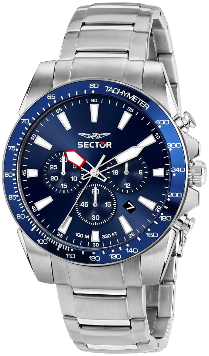 Sector 450 Herreklokke R3273776009 Blå/Stål Ø43 mm