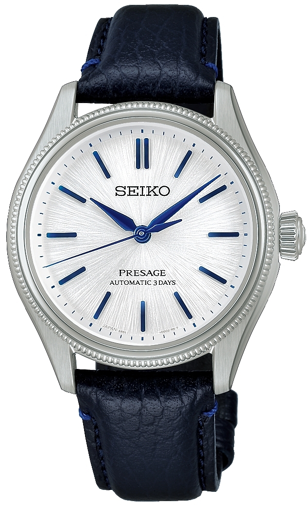 Seiko Herreklokke HCC004J1 Presage Hvit/Lær Ø36 mm
