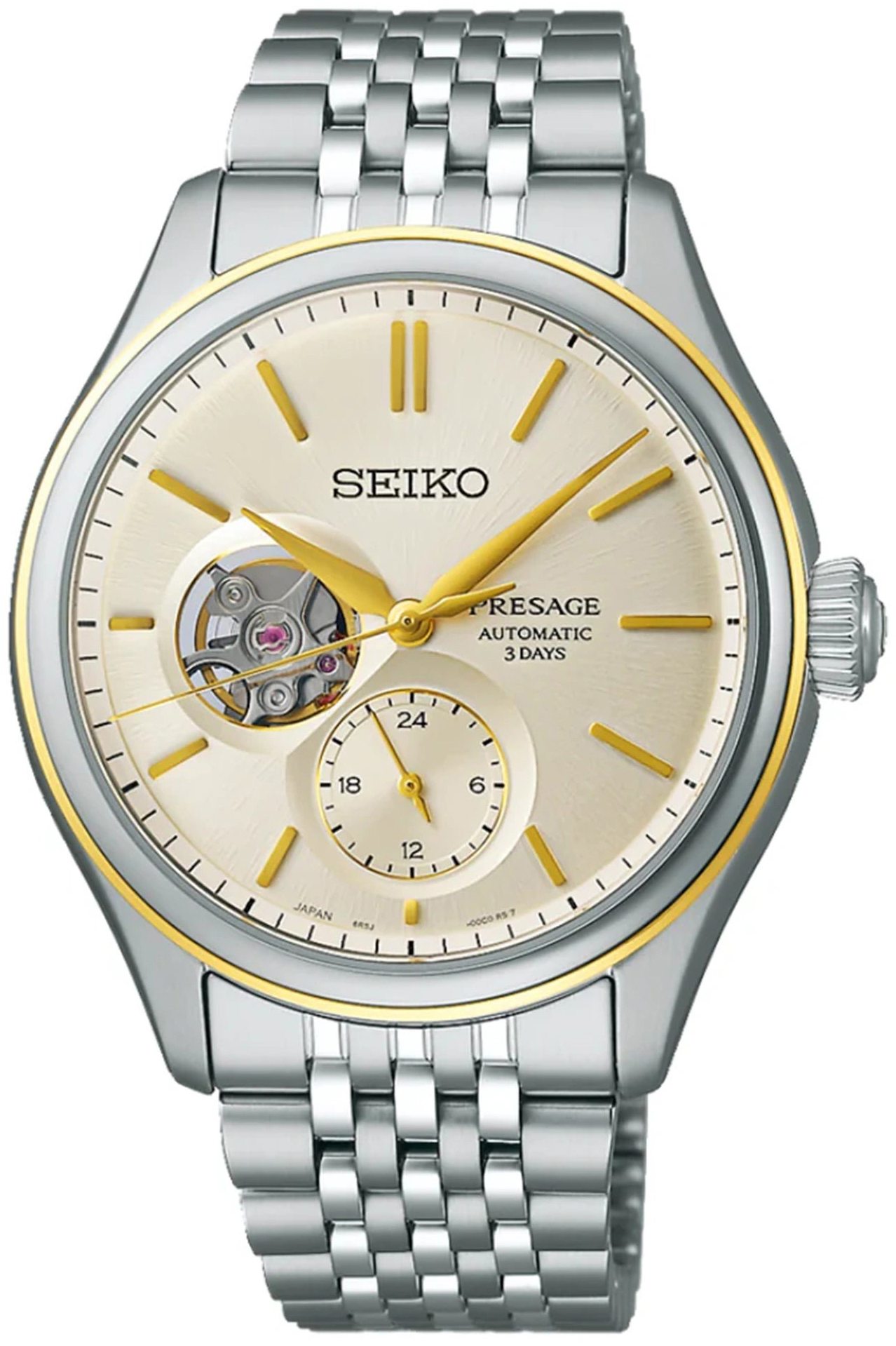 Seiko Herreklokke SPB480J1 Presage Champagnefarget/Stål Ø40.2 mm