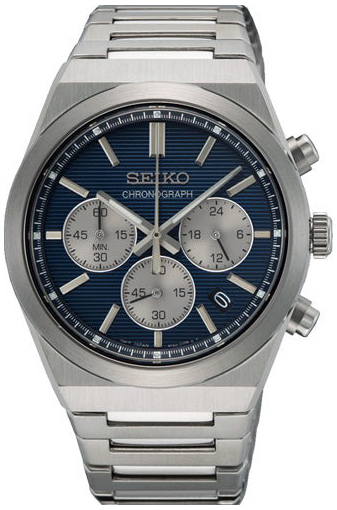 Seiko Herreklokke SSB453P1 Sport Blå/Stål Ø40 mm