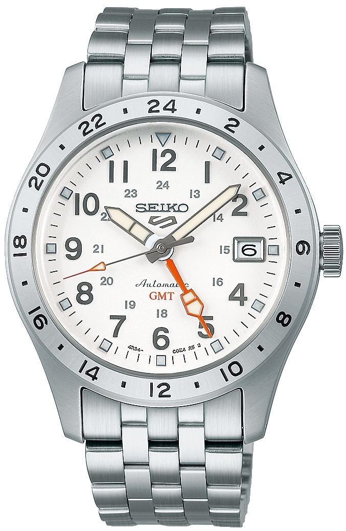 Seiko 5 Herreklokke SSK059K1 Hvit/Stål Ø39.4 mm