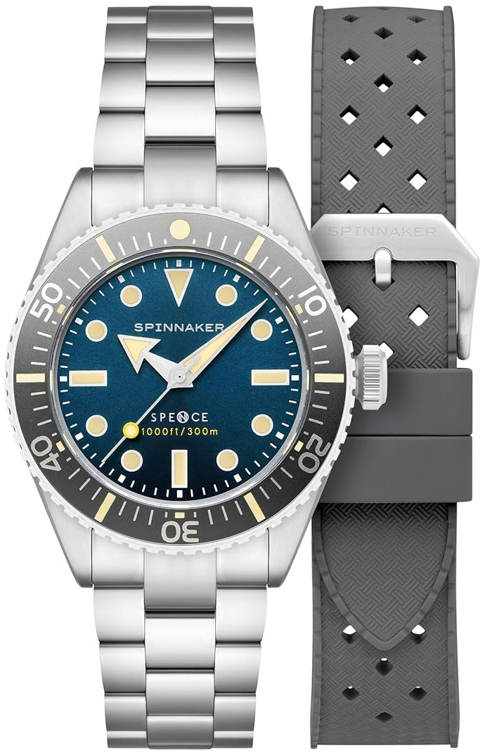 Spinnaker Herreklokke SP-5097-BB Spence Blå/Stål Ø40 mm