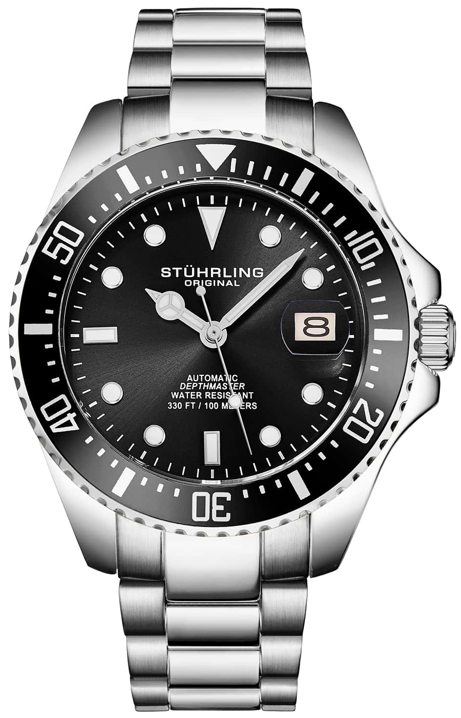 Stührling Original Herreklokke 4048.1 Aquadiver Depthmaster