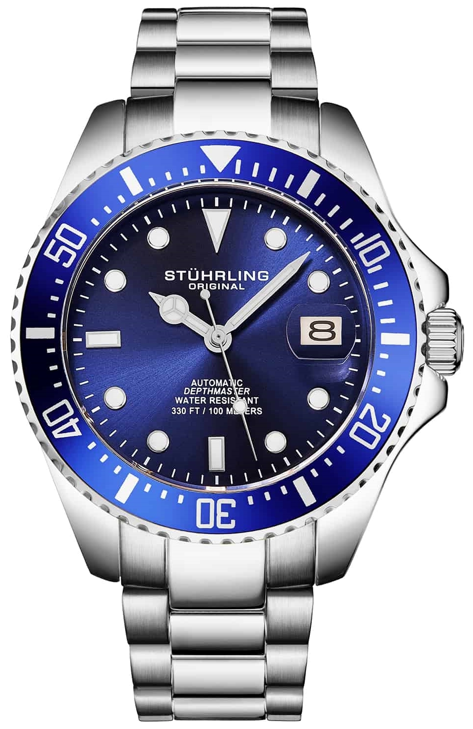 Stührling Original Herreklokke 4048.3 Aquadiver Depthmaster