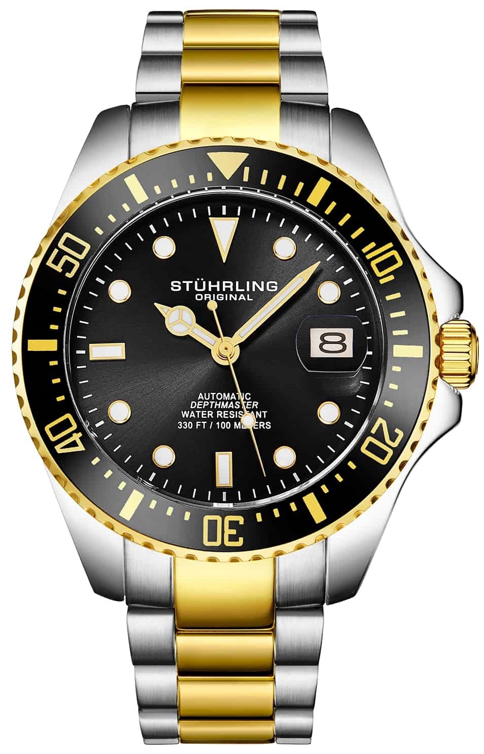 Stührling Original Herreklokke 4048.4 Aquadiver Depthmaster
