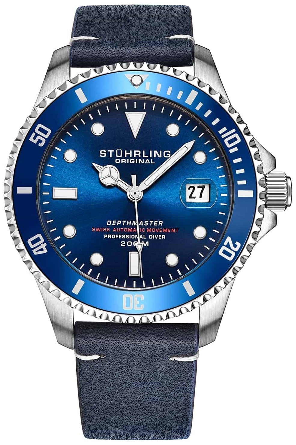 Stührling Original Herreklokke 883L.02 Aquadiver Depthmaster