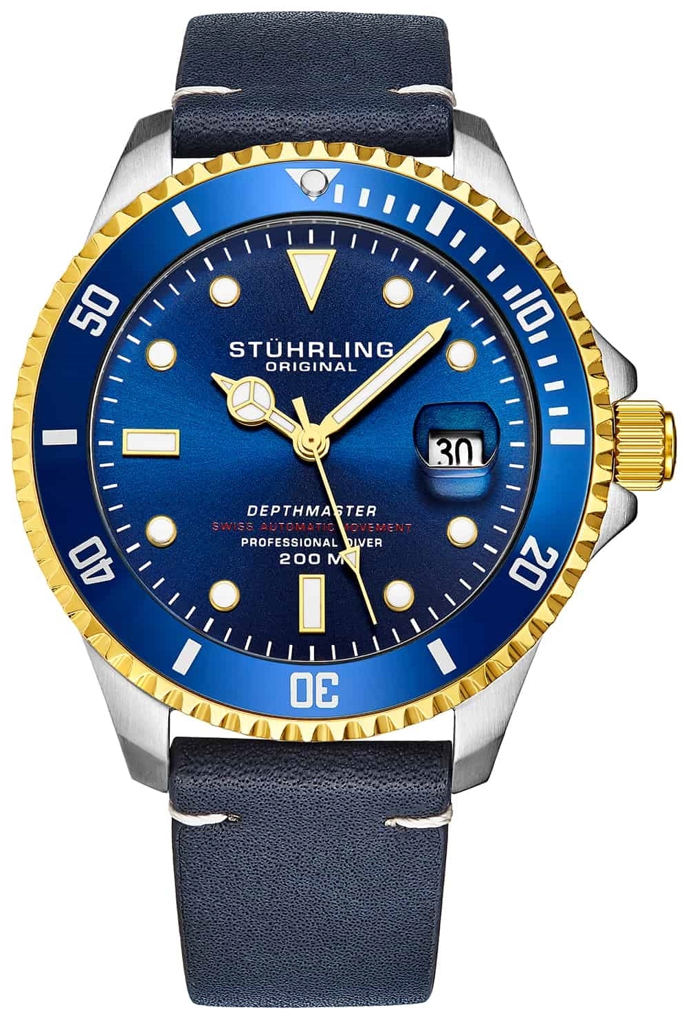 Stührling Original Herreklokke 883L.03 Aquadiver Depthmaster