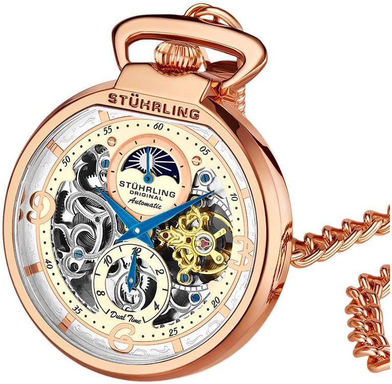 Stührling Original Herreklokke 991.03 Modena Sølvfarget Ø48 mm