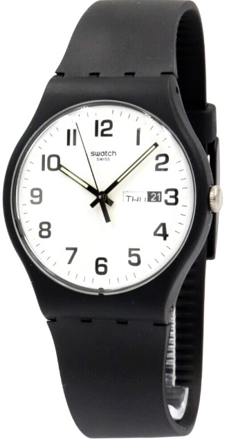 Swatch SO29B703 Classic Hvit/Gummi Ø41 mm