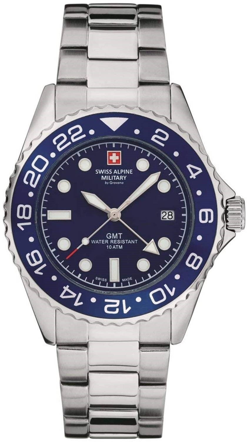 Swiss Alpine Military Herreklokke 7052.1135 Master Diver GMT